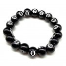 Colorful Acrylic Dice Beads Stretch Bracelets Funny Game Lucky Dice Bracelets Model Black 1