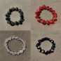 Colorful Acrylic Dice Beads Stretch Bracelets Funny Game Lucky Dice Bracelets Model Black 1