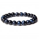 New Fashion Real Natural Tiger Eye Stone Bracelet 8mm Round Polished Stone Model 10 New Fashion Real Natural Tiger Eye Stone Bracelet 8mm Round Polished Stone Model 10