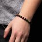 New Fashion Real Natural Tiger Eye Stone Bracelet 8mm Round Polished Stone Model 10