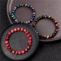 New Fashion Real Natural Tiger Eye Stone Bracelet 8mm Round Polished Stone Model 5
