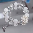 New Rouge Broken Butterfly Bracelets for Women Sweet Elastic Snake Tassels Model 05