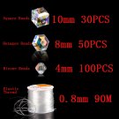 180-250PCS 4/6/8/10MM AB Color Crystal Beads for Jewelry Making Supplies Kit Model 180PCS Beads 180-250PCS 4/6/8/10MM AB Color Crystal Beads for Jewelry Making Supplies Kit Model 180PCS Beads