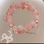 Niche Design Super Fairy Butterfly Bracelet for Women Sweet Green Bead Tassels Model BR24Y0251