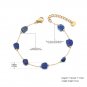 FlyMango Colorful Natural Stone Beads Chain Bracelet for Women Trendy Bohemia Model B24106GJade