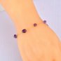 FlyMango Colorful Natural Stone Beads Chain Bracelet for Women Trendy Bohemia Model B24106GTurquoise