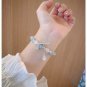Imitation Opal Crystal Beaded Bracelet Fashion Light Luxury Elastic Bangle Model M286