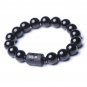 10/12MM Natural Black Obsidian Carved Buddha Lucky Amulet Round Beads Strand Model 6mm Phoenix
