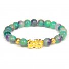 Fengshui Pixiu Bracelet Natural Obsidian Stone Beads Bracelets For Women Men Model Green