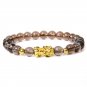 Fengshui Pixiu Bracelet Natural Obsidian Stone Beads Bracelets For Women Men Model Green
