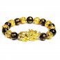 Fengshui Pixiu Bracelet Natural Obsidian Stone Beads Bracelets For Women Men Model Green chalcedony