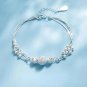Niche Design Star Chain Tassel Bracelet for Women Fantasy Blue Crystal Beads Model Style 06