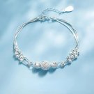 Niche Design Star Chain Tassel Bracelet for Women Fantasy Blue Crystal Beads Model Style 07
