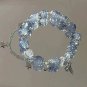 Niche Design Star Chain Tassel Bracelet for Women Fantasy Blue Crystal Beads Model Style 02
