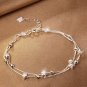 Niche Design Star Chain Tassel Bracelet for Women Fantasy Blue Crystal Beads Model Style 02