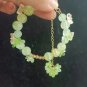 Pink Plum Cherry Blossom Crystal Butterfly Flower Berry Bracelet Women and Model Pink