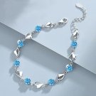 Opal Sea Blue Moonlight Crystal Bracelet Light Luxury Elastic Bracelet for Model A04