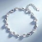 Opal Sea Blue Moonlight Crystal Bracelet Light Luxury Elastic Bracelet for Model A07