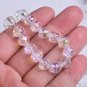 10pcs Shiny Glossy Colorful Round 10mm Faceted Crystal Glass Loose Beads For Model Light Green