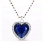 2025 New 3pcs Blue and Red Love Women's Necklace+Earrings+Bracelet Love Model 3Pcs jewelry set