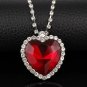 2025 New 3pcs Blue and Red Love Women's Necklace+Earrings+Bracelet Love Model 3Pcs jewelry set