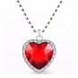 2025 New 3pcs Blue and Red Love Women's Necklace+Earrings+Bracelet Love Model 3Pcs jewelry set