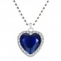2025 New 3PCS Blue and Red Love Women's Necklace+Earrings+Bracelet Love Model XL005 red earring