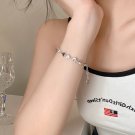 2023 New Female Luxury Lucky Bracelet For Women Blue Crystal Heart Charms Model SL1021