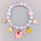 Children Beads Bracelets for Kids Elephant Rabbit Cartoon Pendant Beads Model 3