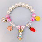 Children Beads Bracelets for Kids Elephant Rabbit Cartoon Pendant Beads Model 23