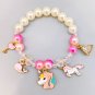 Children Beads Bracelets for Kids Elephant Rabbit Cartoon Pendant Beads Model 22