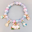 Children Beads Bracelets for Kids Elephant Rabbit Cartoon Pendant Beads Model 6