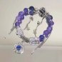 Luxury Purple Zircon Star Planet Chain Bracelet For Women Fashion Crystal Opal Model 02