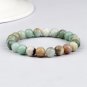 Classic Men Bracelets & Bangles 8mm Natural Tiger Eye Lava Stone Beads Tibetan Model Wooden