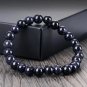 Men Bracelets & Bangles 8mm Natural Tiger Eye Lava Stone Beads Tibetan Model Yellow Fire Agates