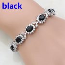 Stylish and Exquisite Water Drop Silver Color Bracelet Women\'s Extended 3 Model Black Stylish and Exquisite Water Drop Silver Color Bracelet Women\'s Extended 3 Model Black