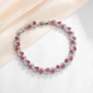Stylish and Exquisite Water Drop Silver Color Bracelet Women\'s Extended 3 Model Silver