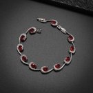 Stylish and Exquisite Water Drop Silver Color Bracelet Women\'s Extended 3 Model A10253Red Stylish and Exquisite Water Drop Silver Color Bracelet Women\'s Extended 3 Model A10253Red