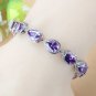 Stylish and Exquisite Water Drop Silver Color Bracelet Women\'s Extended 3 Model A6895White