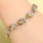 Stylish and Exquisite Water Drop Silver Color Bracelet Women\'s Extended 3 Model A6578Champagne