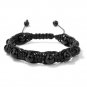 Natural Amethysts Beads Cord Knotted Braid Bracelets For Women Men Handmade Wax Model Amethyst