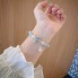 Opal Sea Blue Treasure Moonlight Crystal Bracelet Light Luxury Elastic Bracelet Model A1