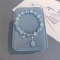 Opal Sea Blue Treasure Moonlight Crystal Bracelet Light Luxury Elastic Bracelet Model A2
