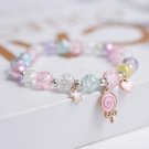 Popcorn Bead Sweet Bracelet For Children Women Cute Cloud Flower Pendant Model 35