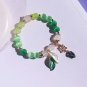 Sparking Pink Zircon lollipop Bracelet for Women Fashion Love Heart Beads Hand Model wave