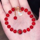 Kawaii Sanrio Crystal Beaded Bracelet Kuromi My Melody Cinnamoroll Bracelet Model A4