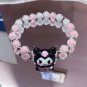 Kawaii Sanrio Crystal Beaded Bracelet Kuromi My Melody Cinnamoroll Bracelet Model A9