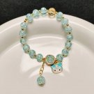 Kawaii Sanrio Crystal Beaded Bracelet Kuromi My Melody Cinnamoroll Bracelet Model A8