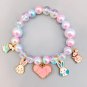 Children Beads Bracelets  Elephant Rabbit Cartoon Pendant Beads Bracelets Model 26