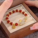 1pc Beauty Jade Rabbit Bracelet for Women Girls Rich Rabbit Small Rabbit Niche Model Red